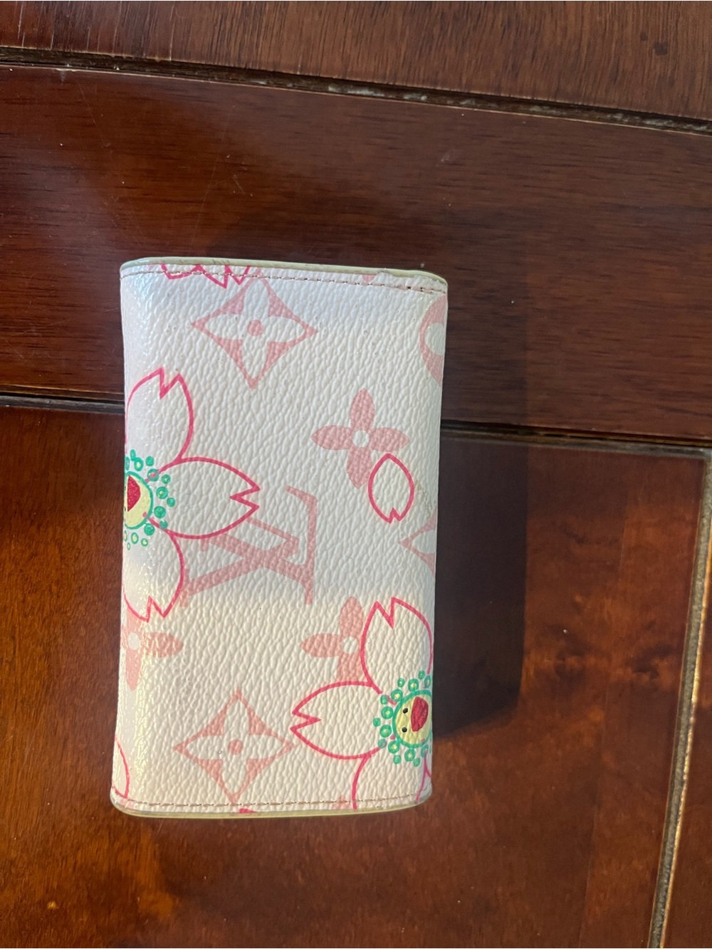 Louis Vuitton Takashi Murakami cherry blossom Key & Card Holder - Picture 2 of 9